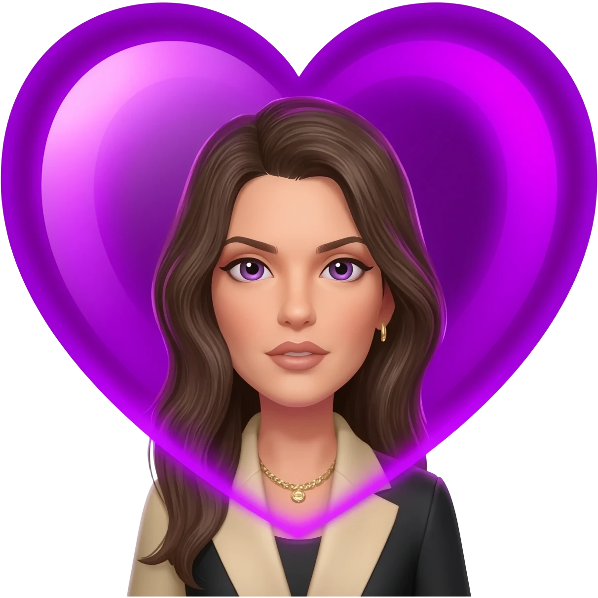 Donatella VERSACE 💜 emoji