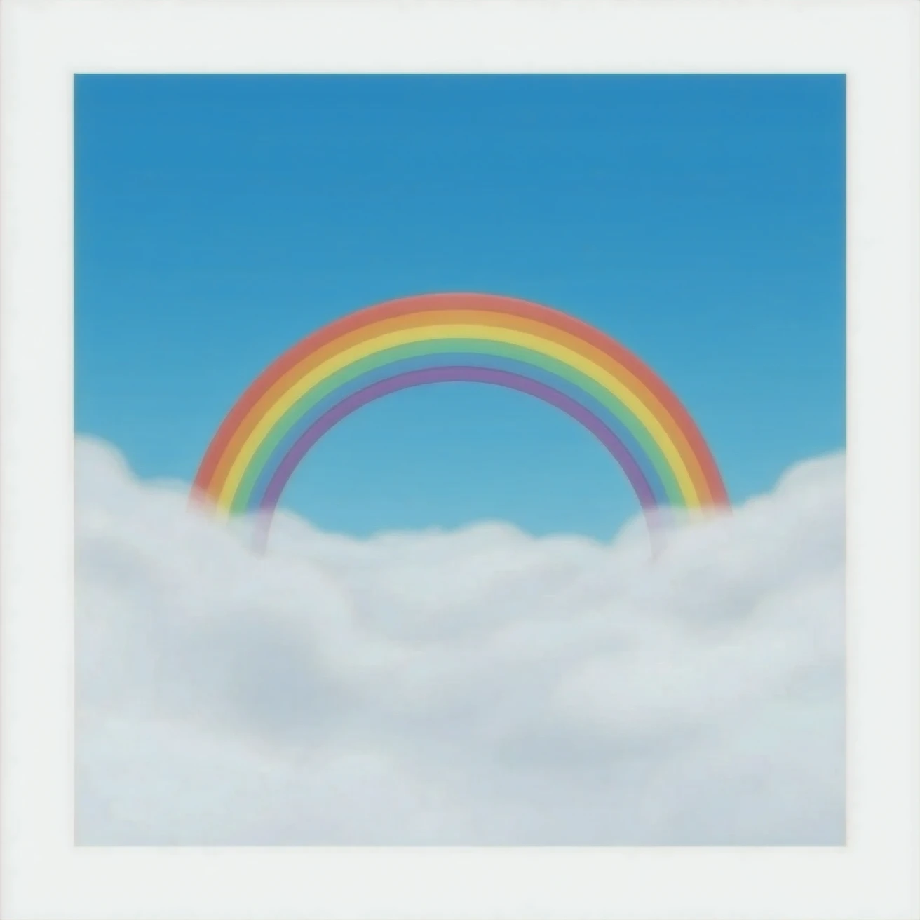 rainbow and cloud emoji