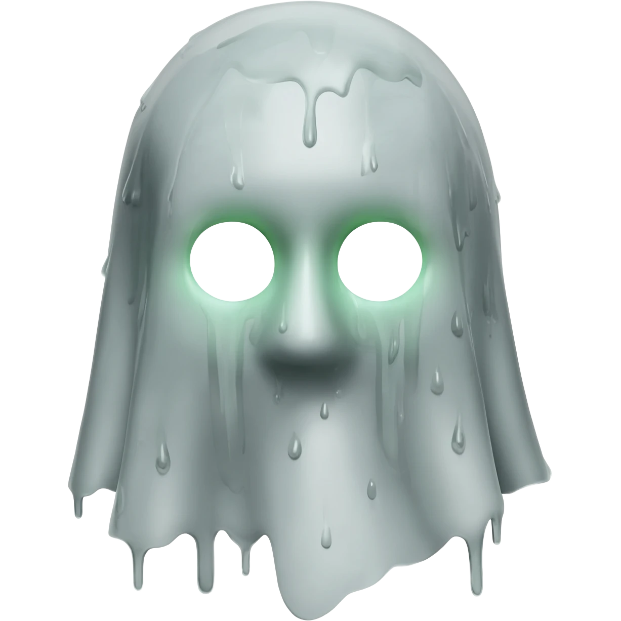 Scary movie ghost face mask emoji