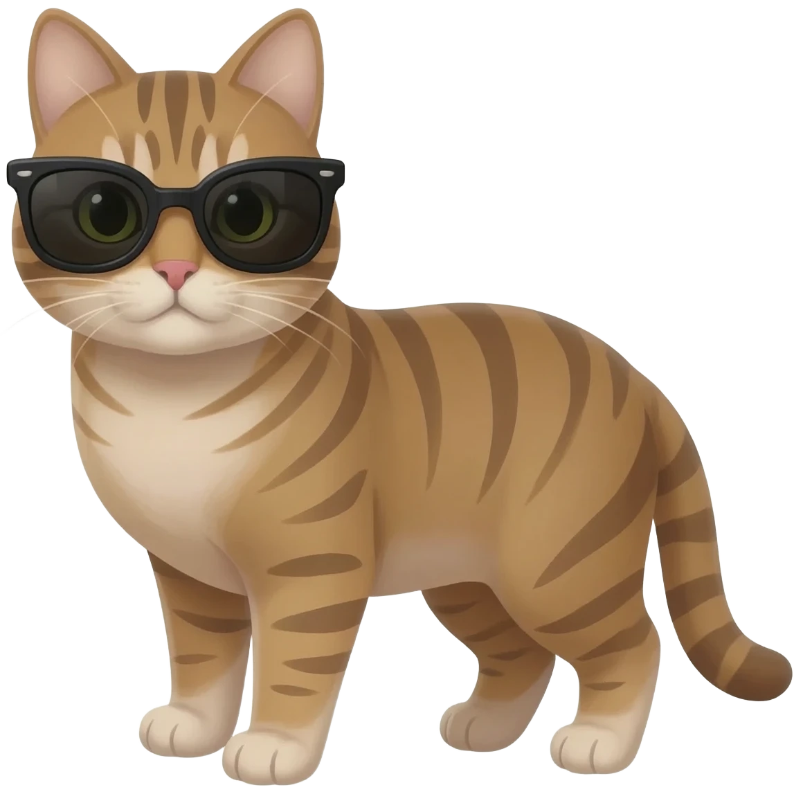 Cat wearing sunglasses emoji