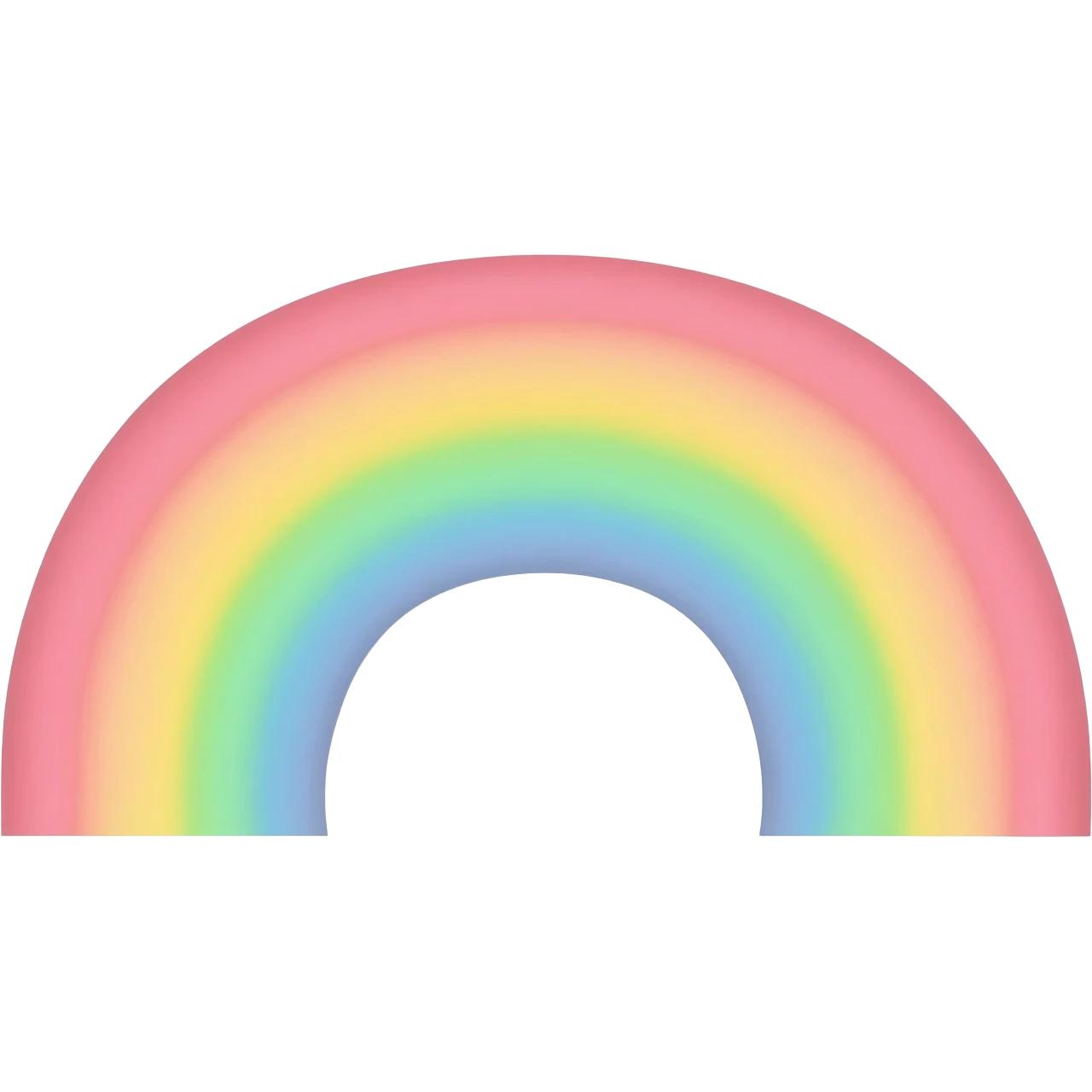 Pastel Rainbow Cute emoji