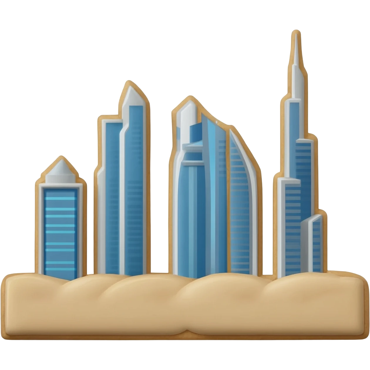 Dubai cookie emoji