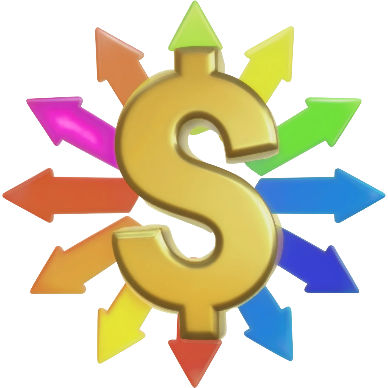 An emoji to represent a section related to all my income streams. emoji