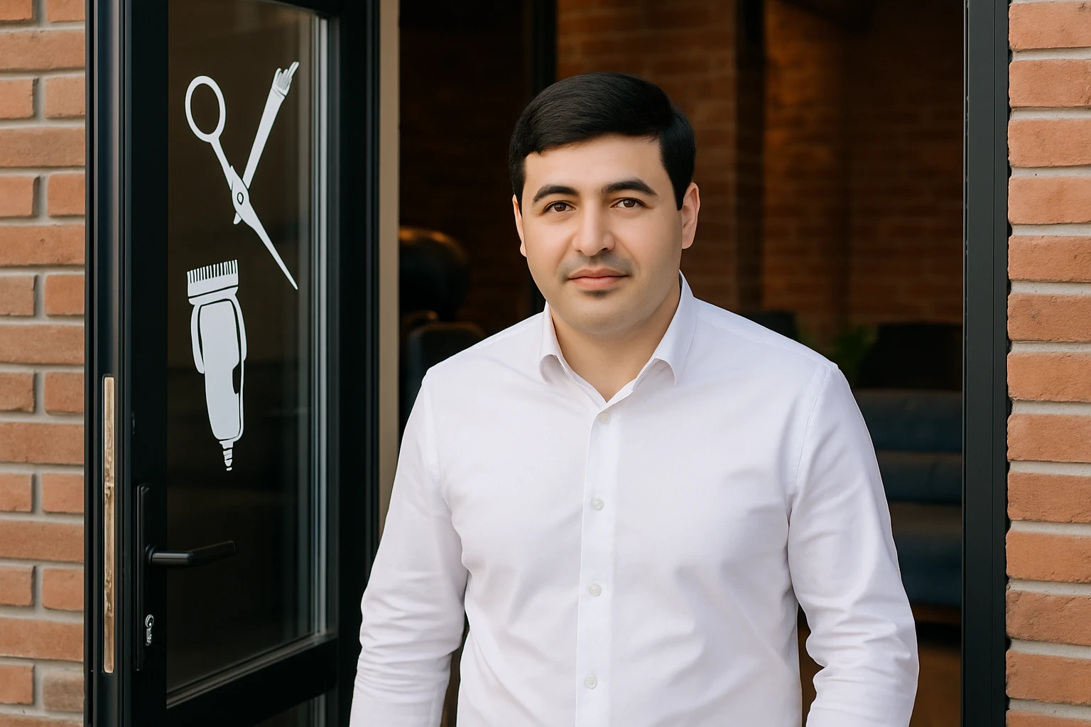 menga shu odamni sartarosh xonadan chiqib ketayotganini chizib ber emoji