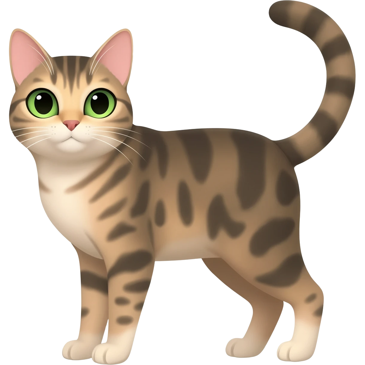 Gatita ojos verdes emoji