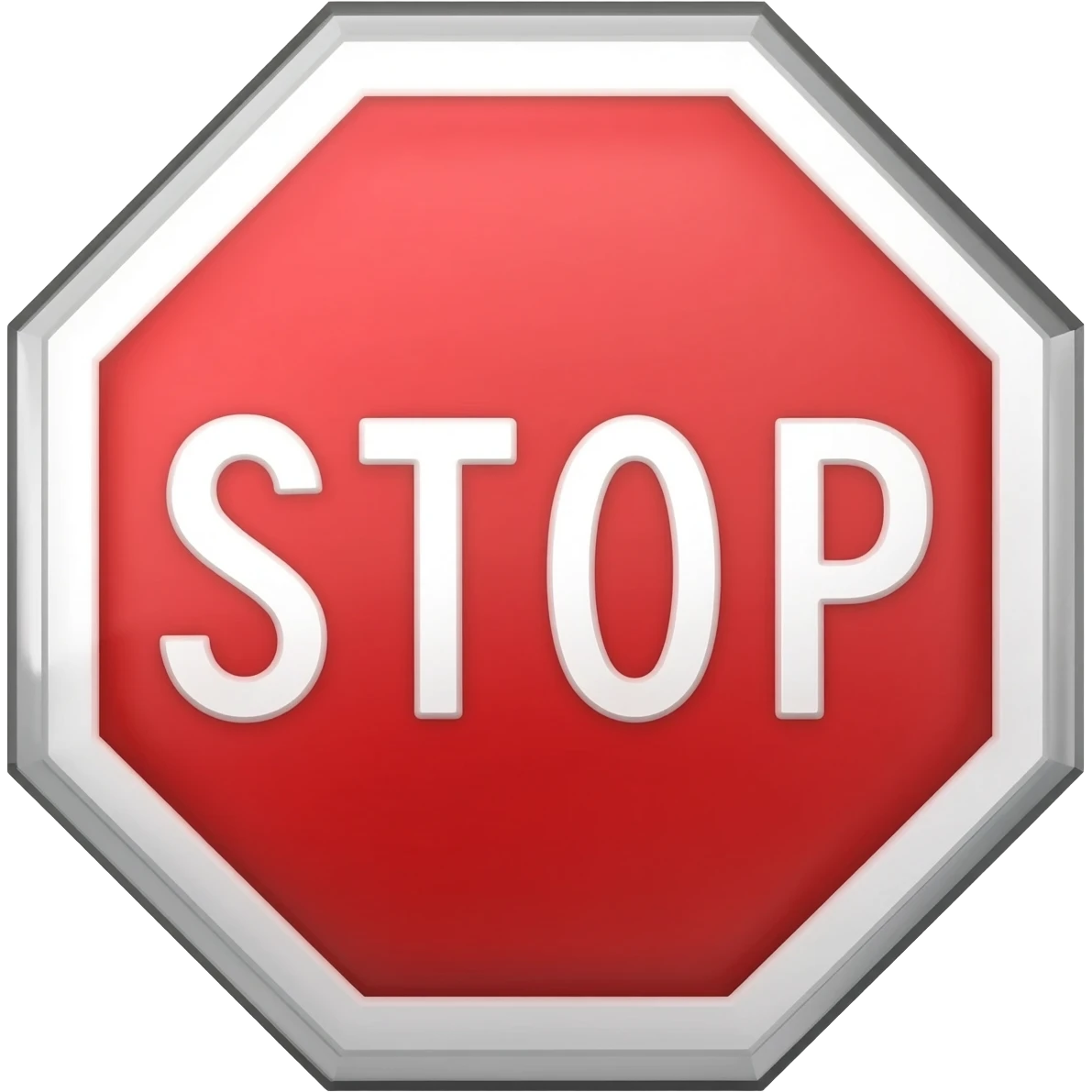 Stop sign emoji