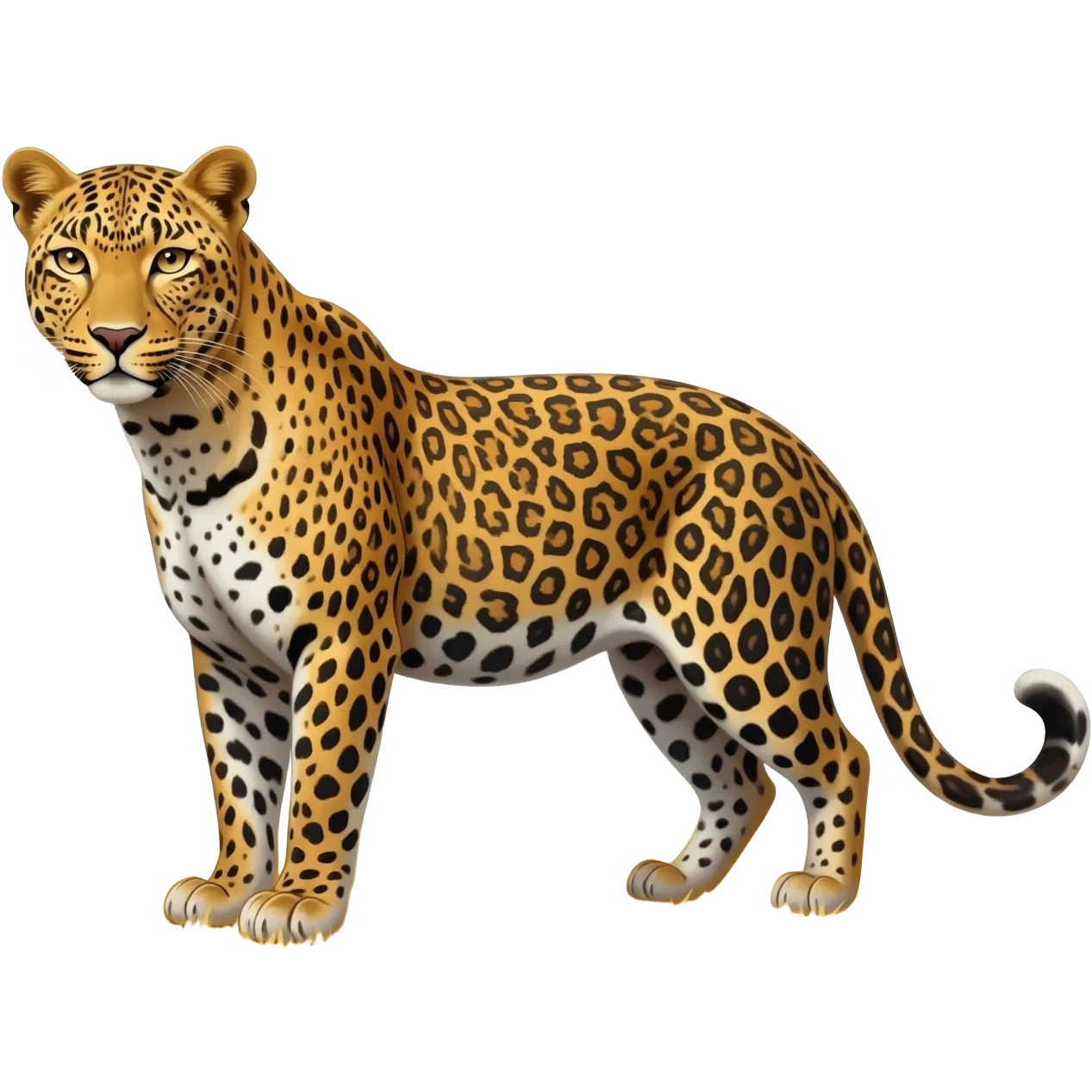 Leopar kalp emoji