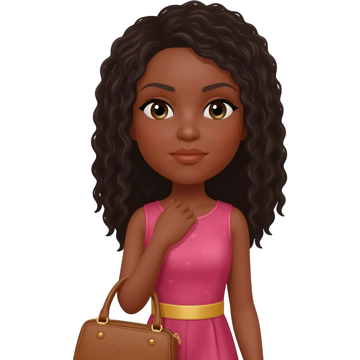 Gonemili Grace mode avec sac a main emoji