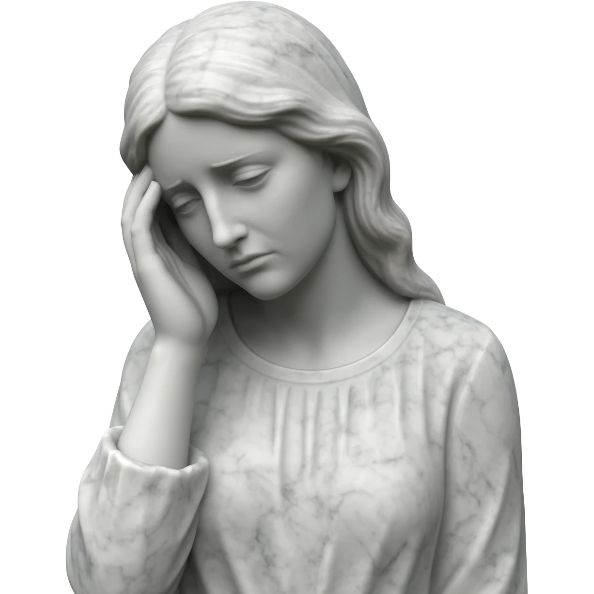 sculpture with emotion emoji