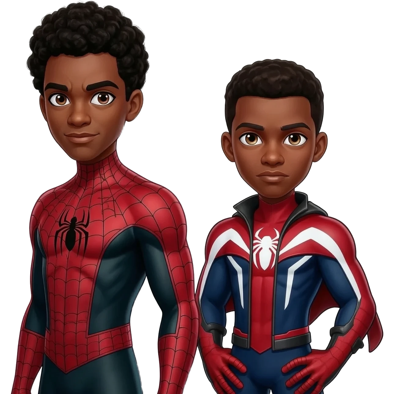 Spider man et miles morales emoji