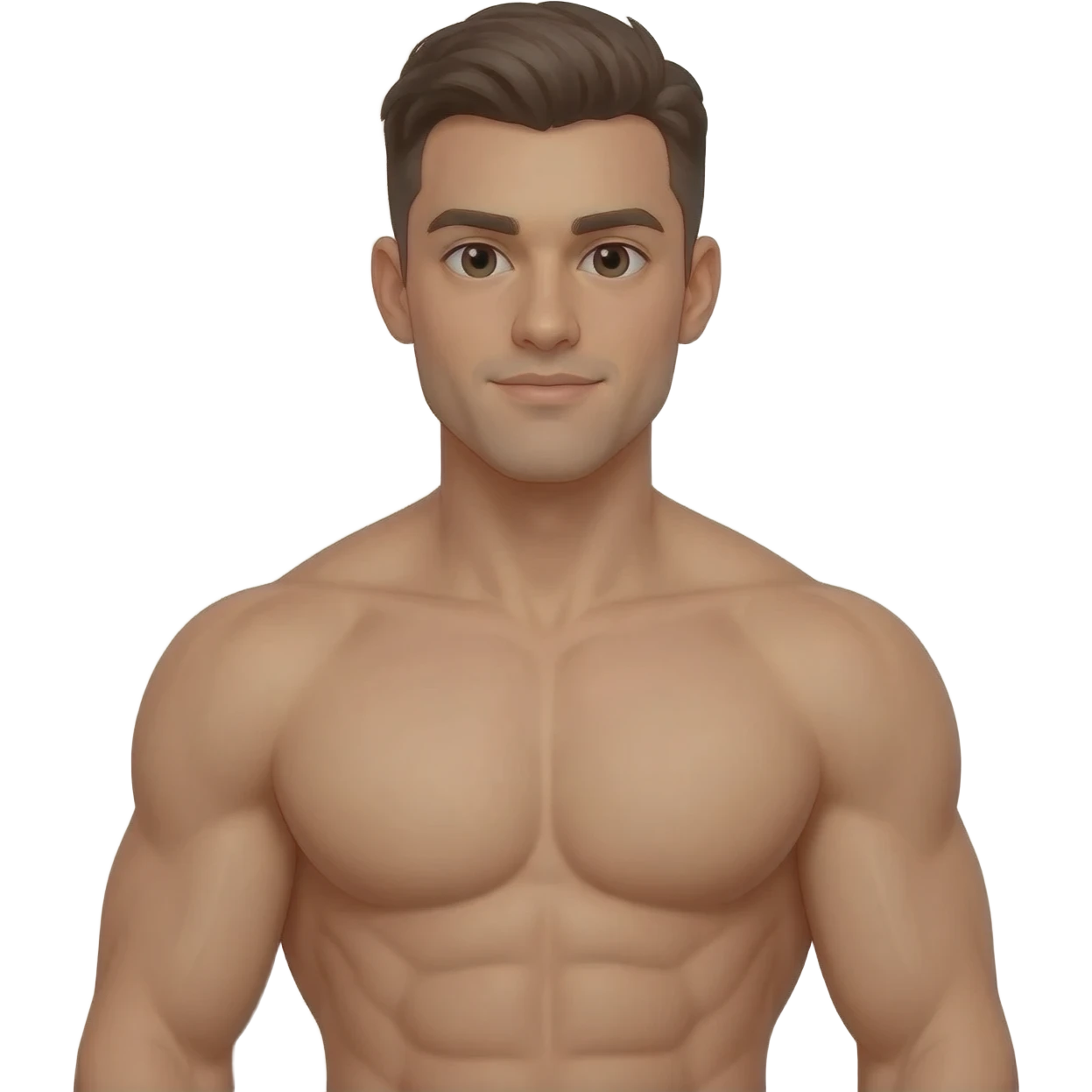 Fit muscular man emoji