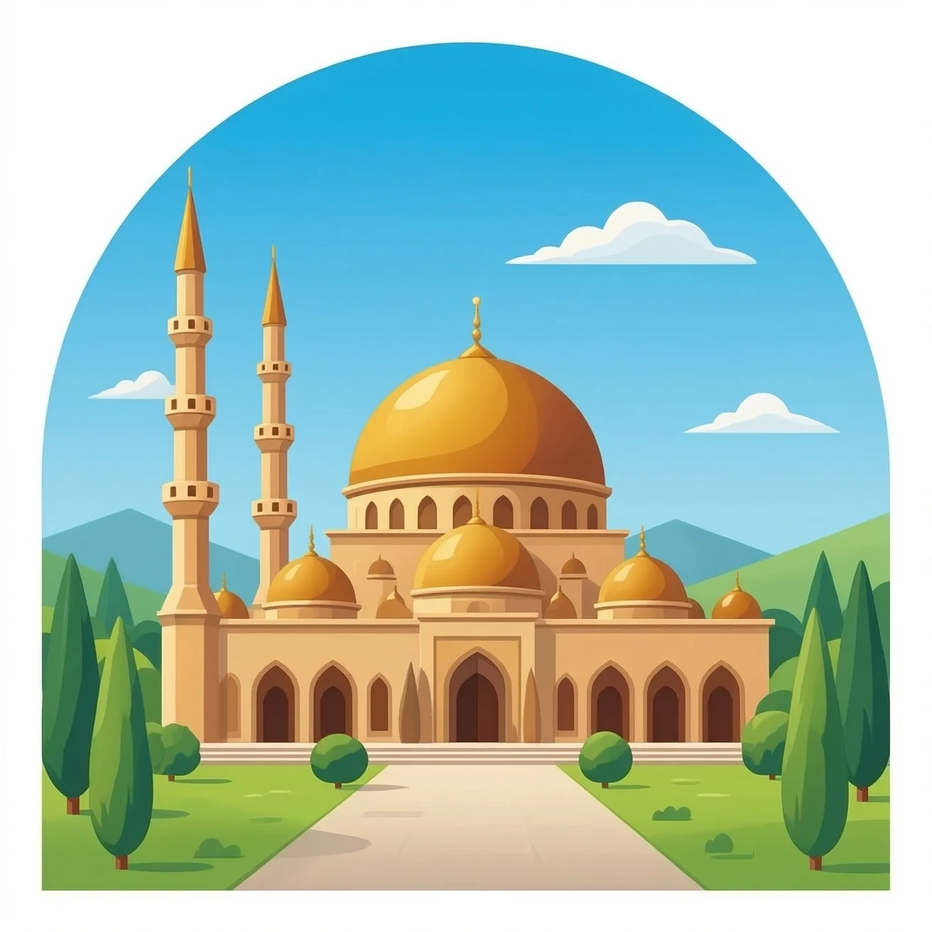 copper mosque building emoji