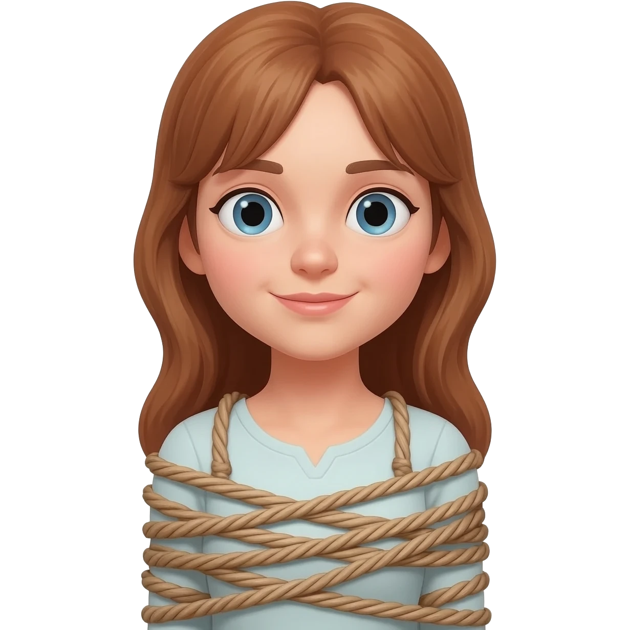 Girl tied up emoji