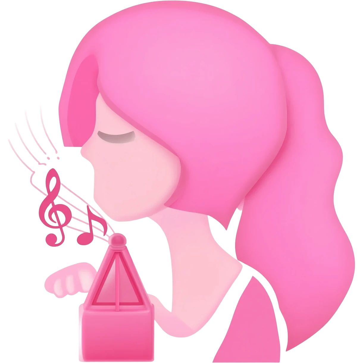 Icône Prendre son rythme. Pink aesthetic Girly emoji