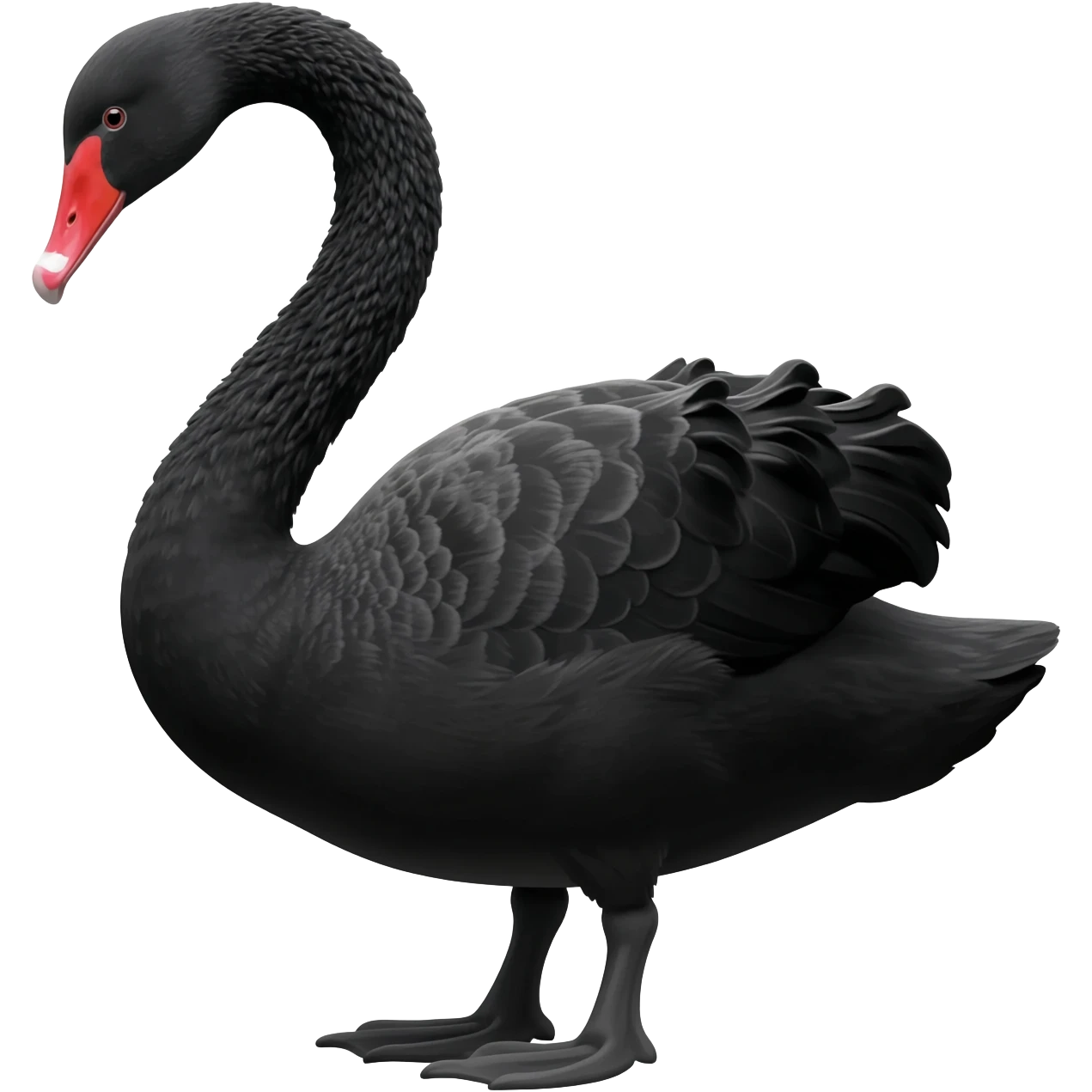 Сделать черного лебедя, пожалуйста emoji