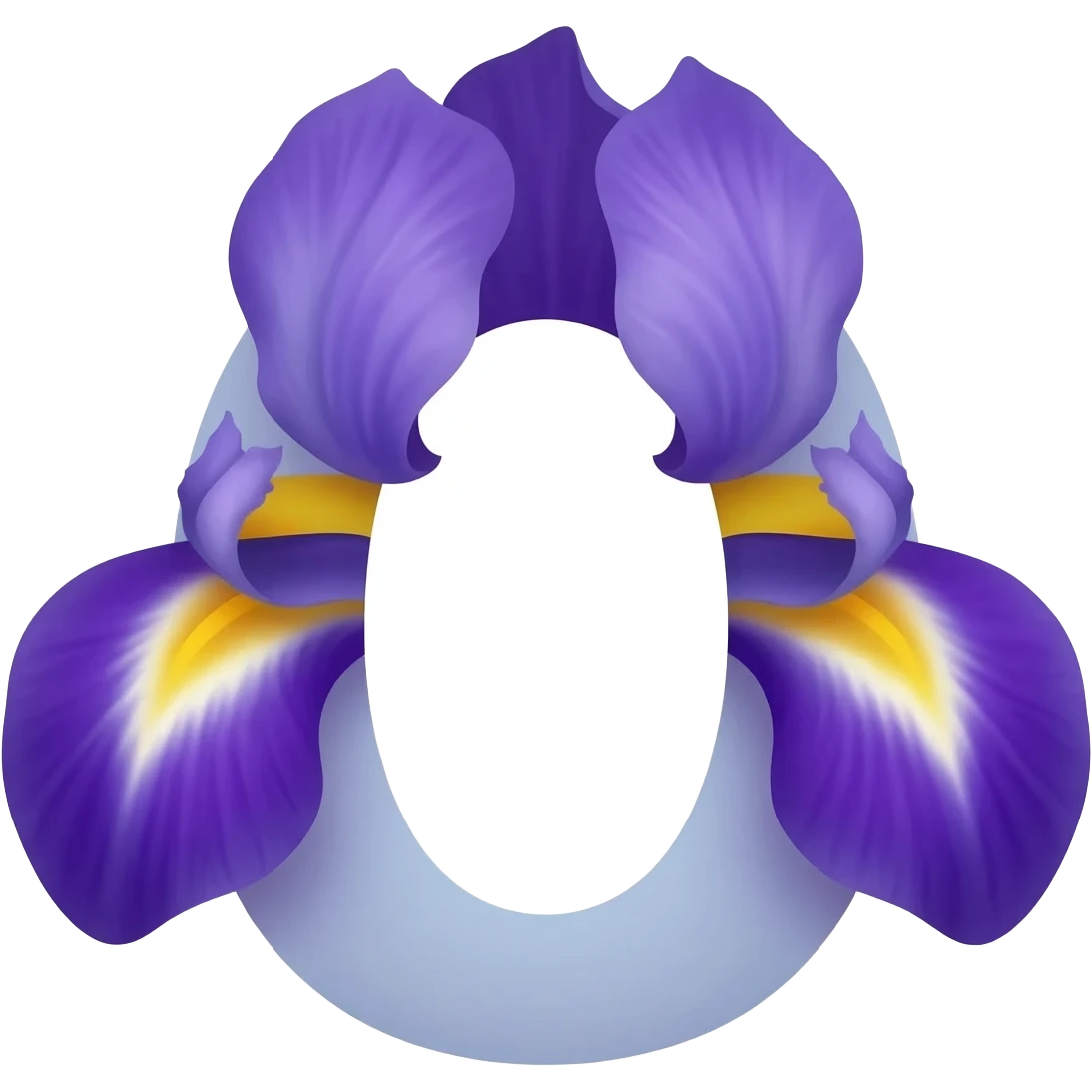 БУКВА O С ИРИСАМИ emoji