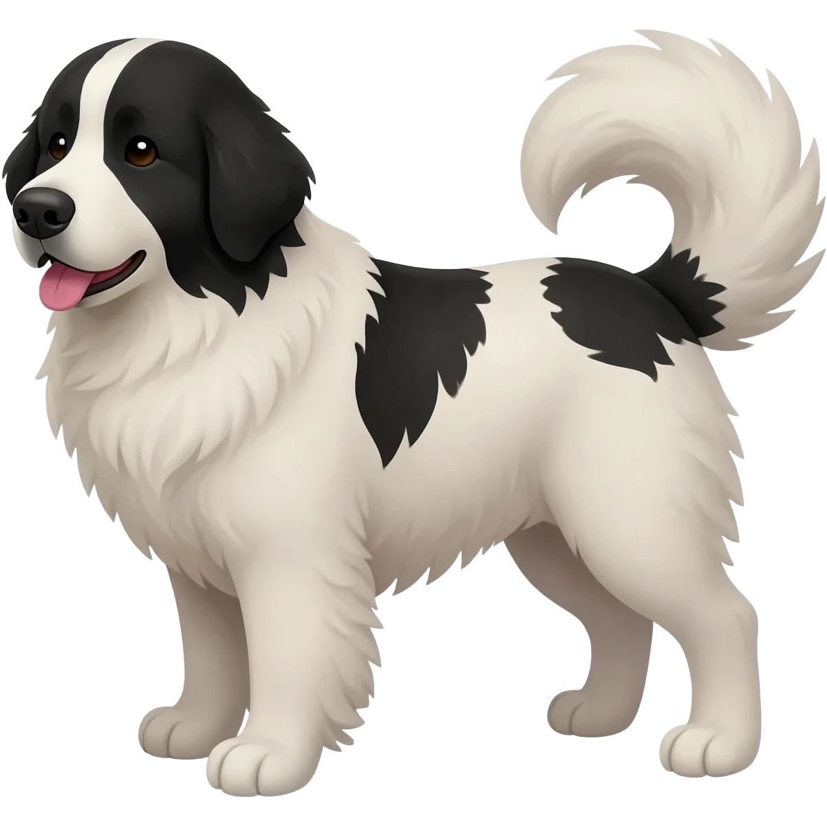 Newfoundland dog emoji