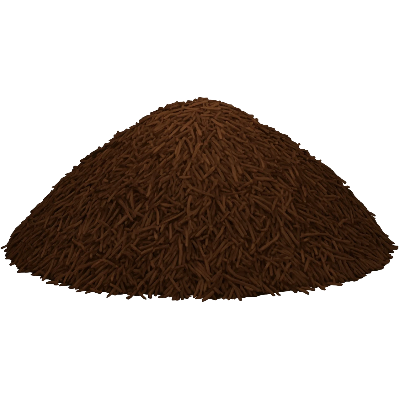 mulch in a mound emoji