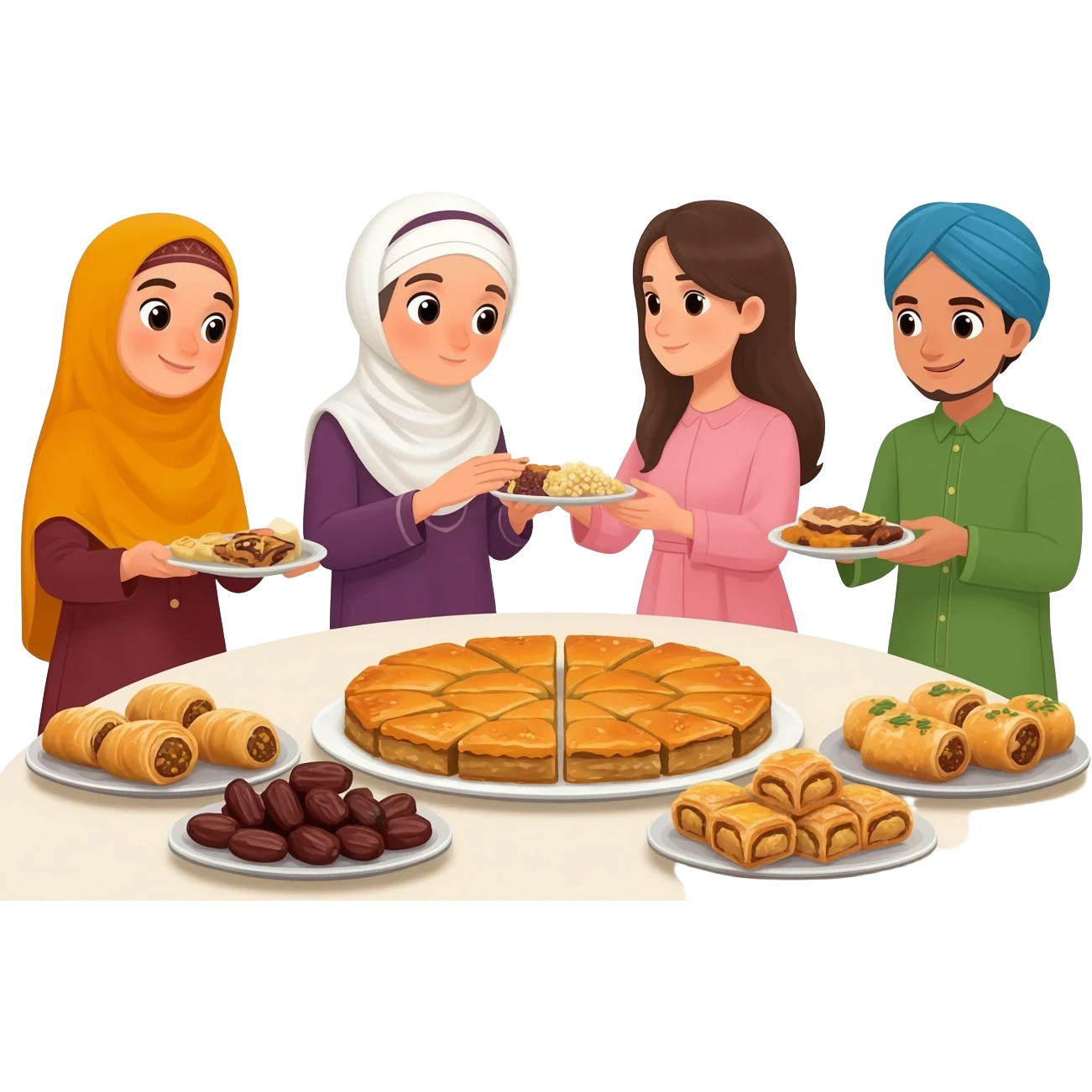 bagi-bagi takjil ramadhan emoji