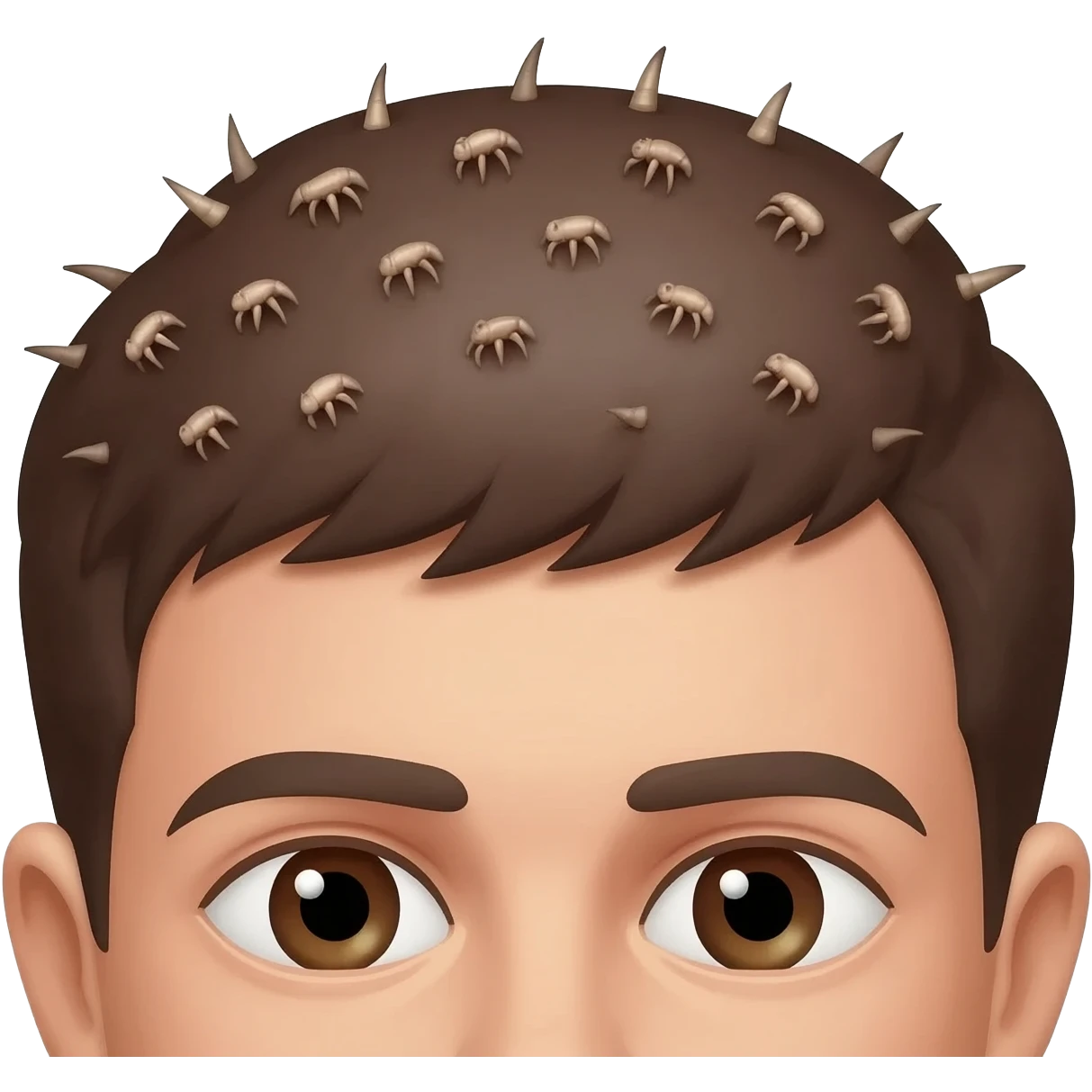 Lice on head emoji emoji