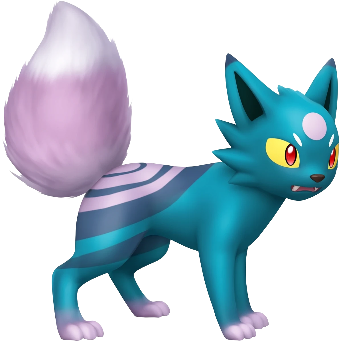 Umbreon-Absol-Sylveon-hybrid-animal-Fakémon-Pokémon-fusion emoji