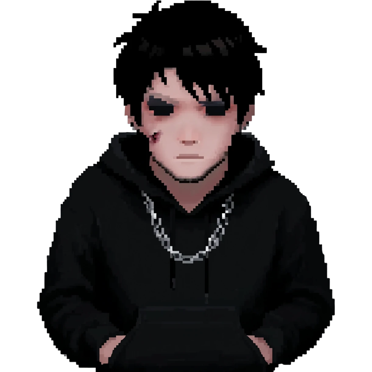 Emo Guy but it looks like an actual emoji instead of a person emoji