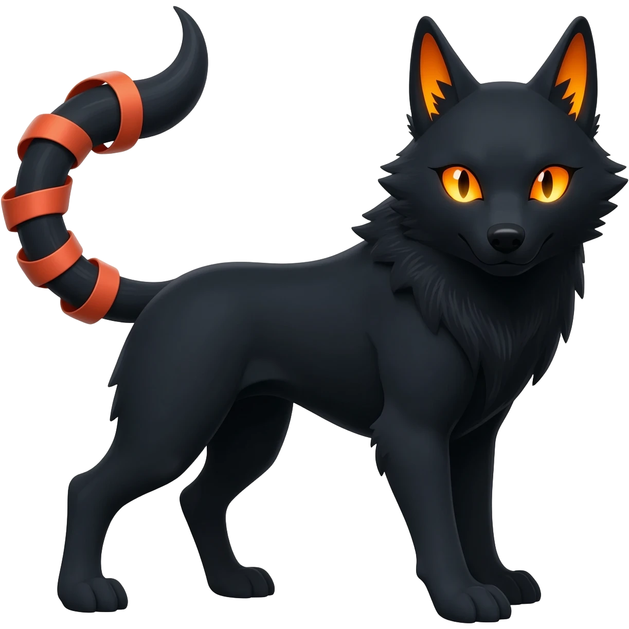 Umbreon-Houndoom-Sylveon-hybrid-animal-Fakémon-Pokémon-fusion emoji