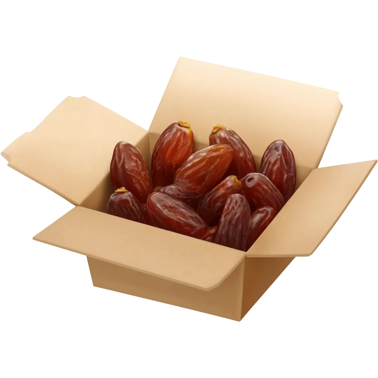 dates inside paper box emoji