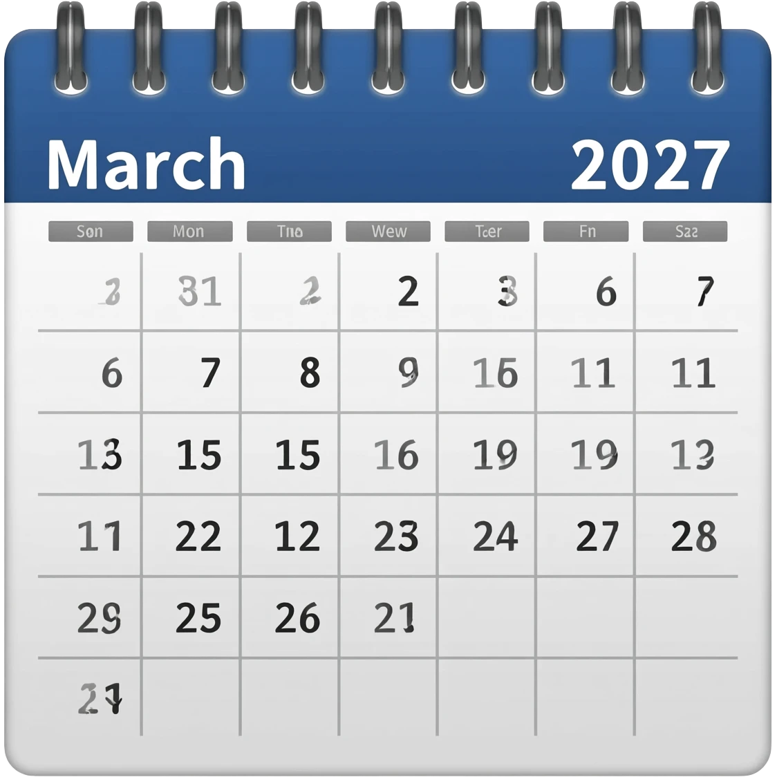 March month emoji