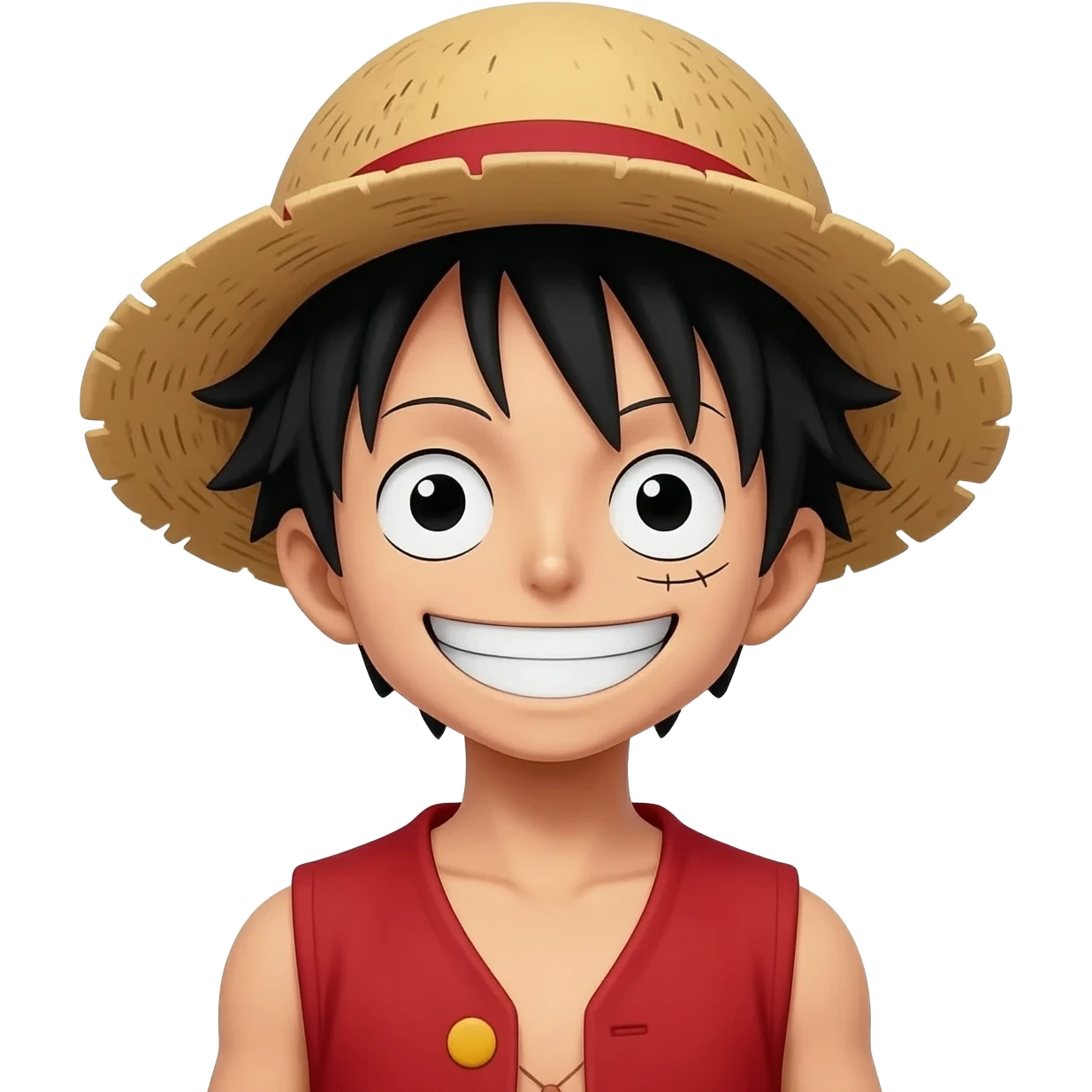 Luffy from one piece emoji