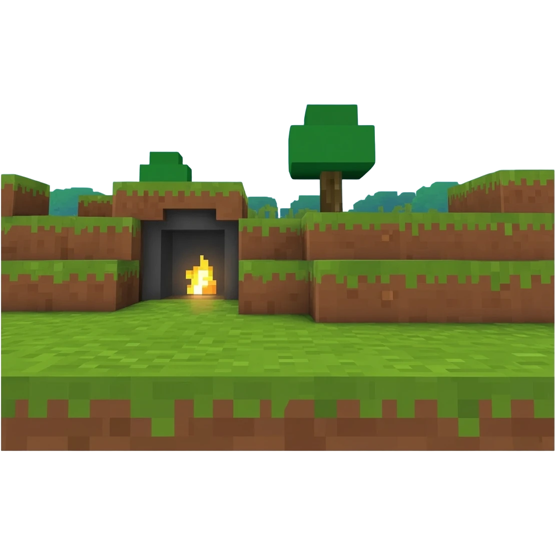 Minecraft mine emoji