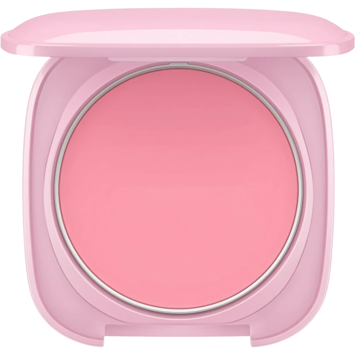 blush compact, pastel pink blush powder emoji