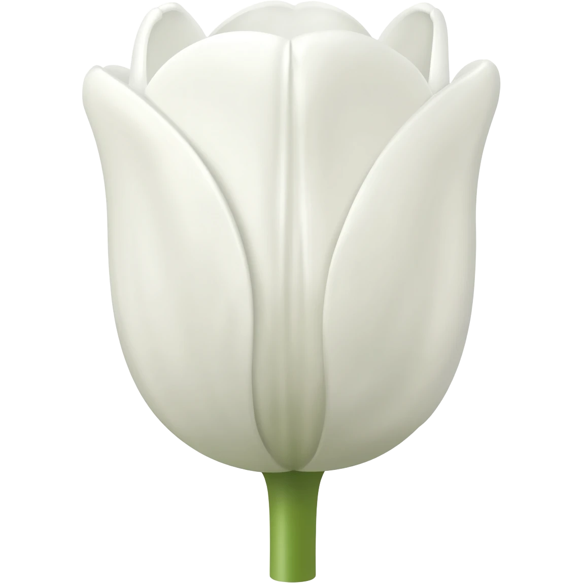 White tulip emoji