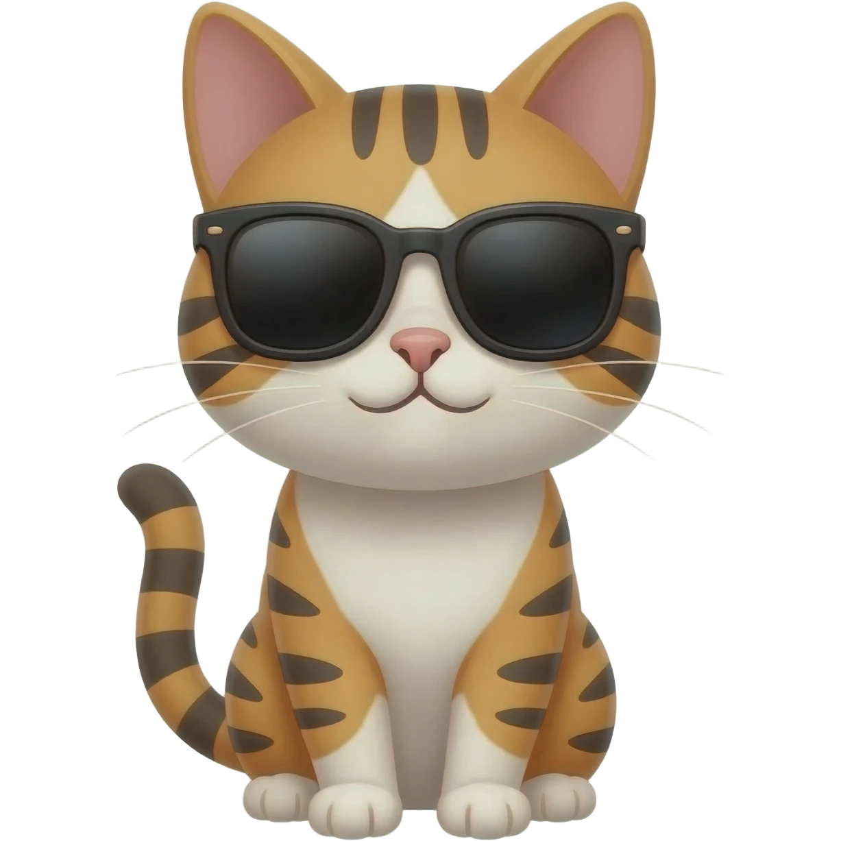 Cat wearing sunglasses emoji