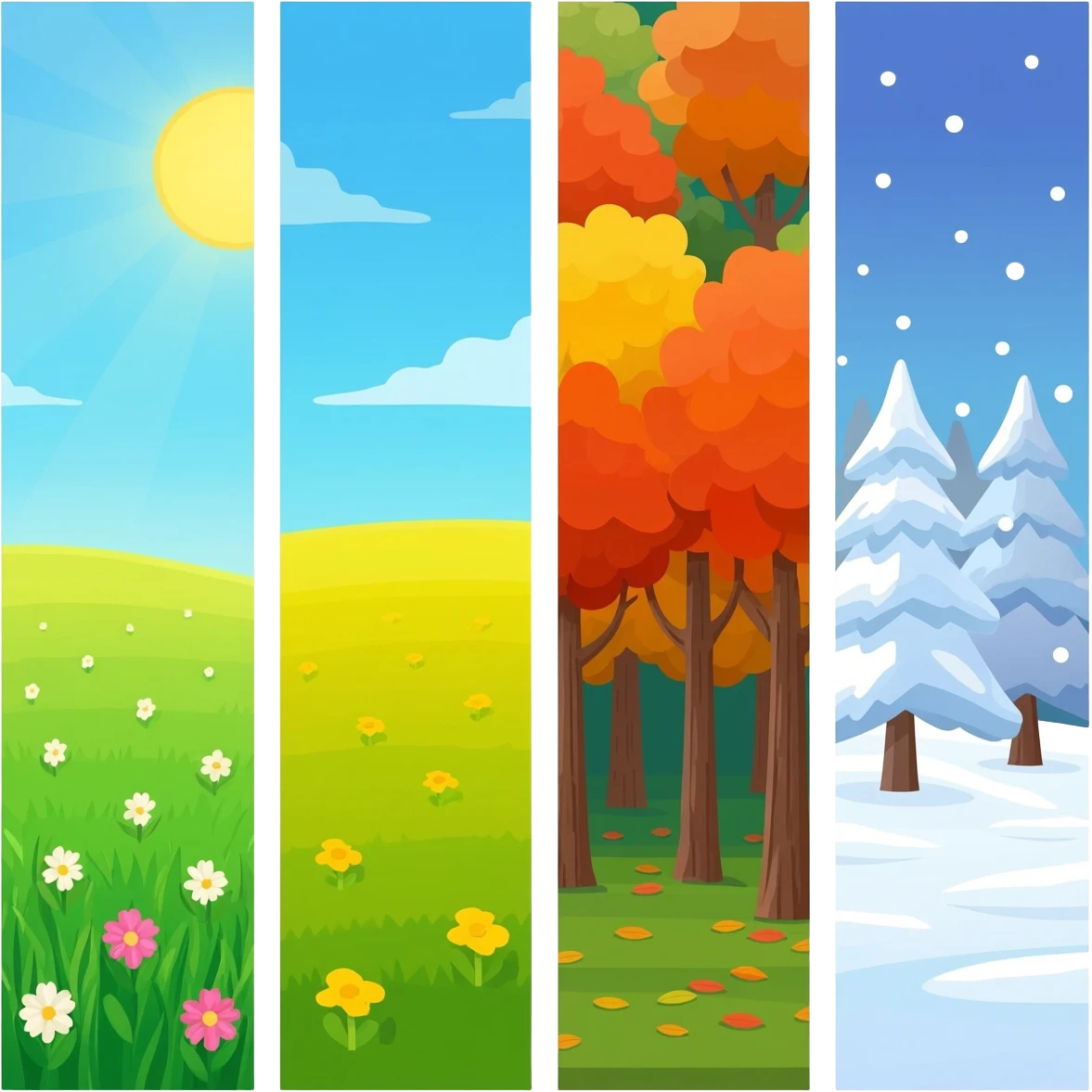 Spring Summer Autumn Winter emoji