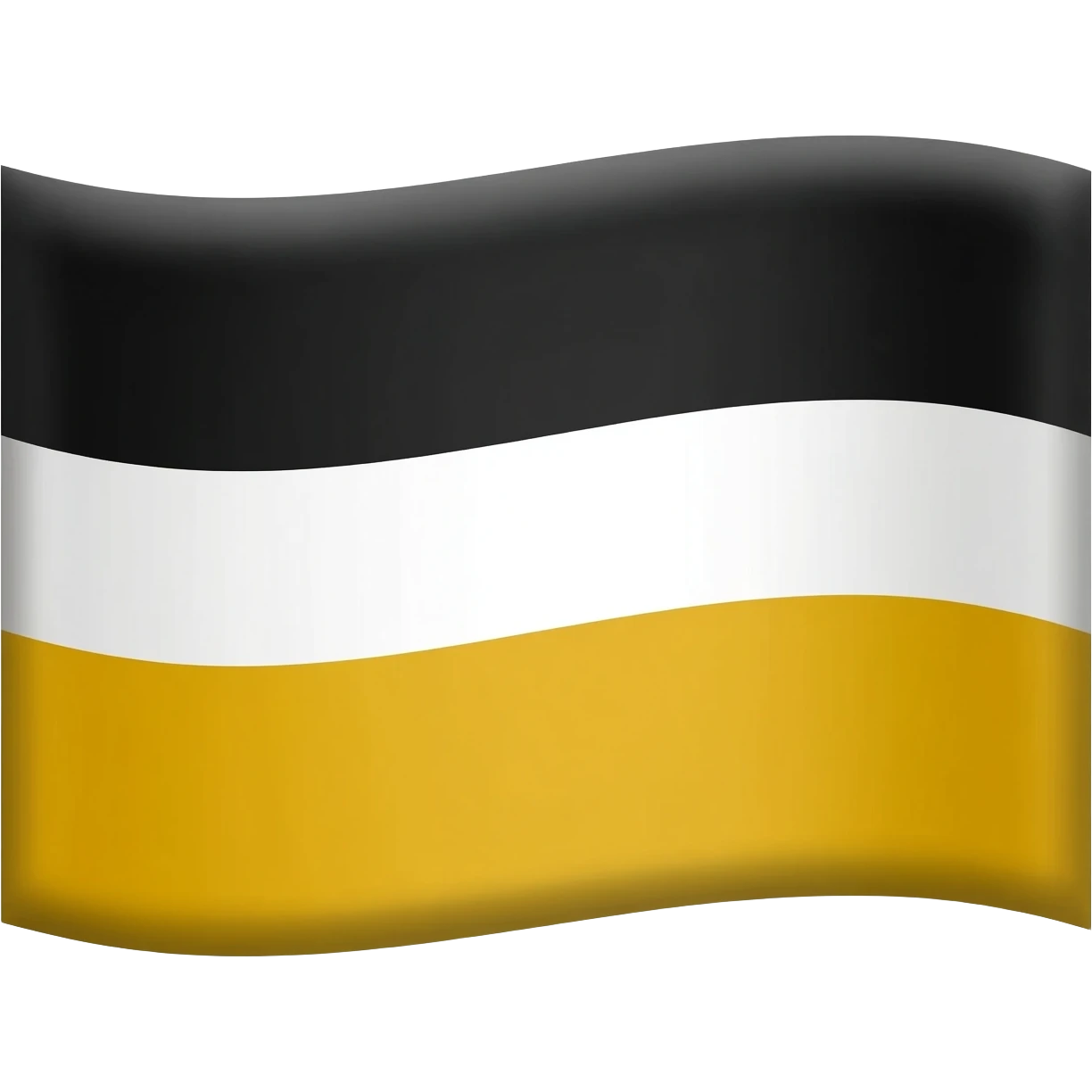 black-yellow-white flag emoji