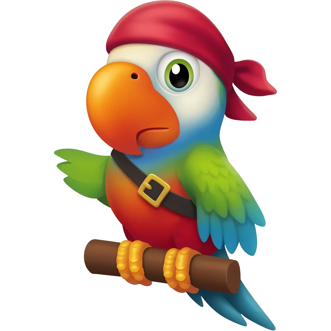 a pirate without a -parrot emoji