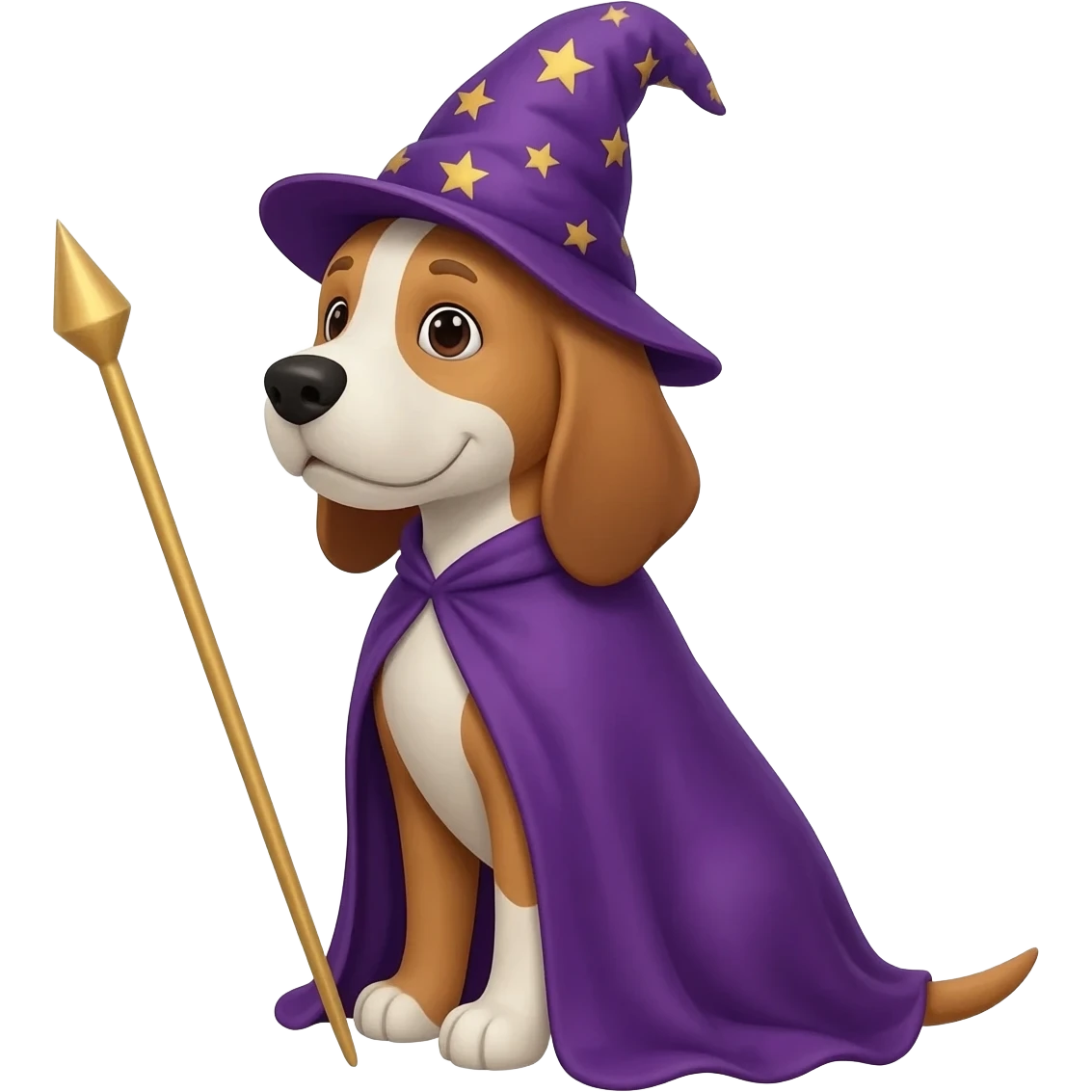 Dog wizard emoji