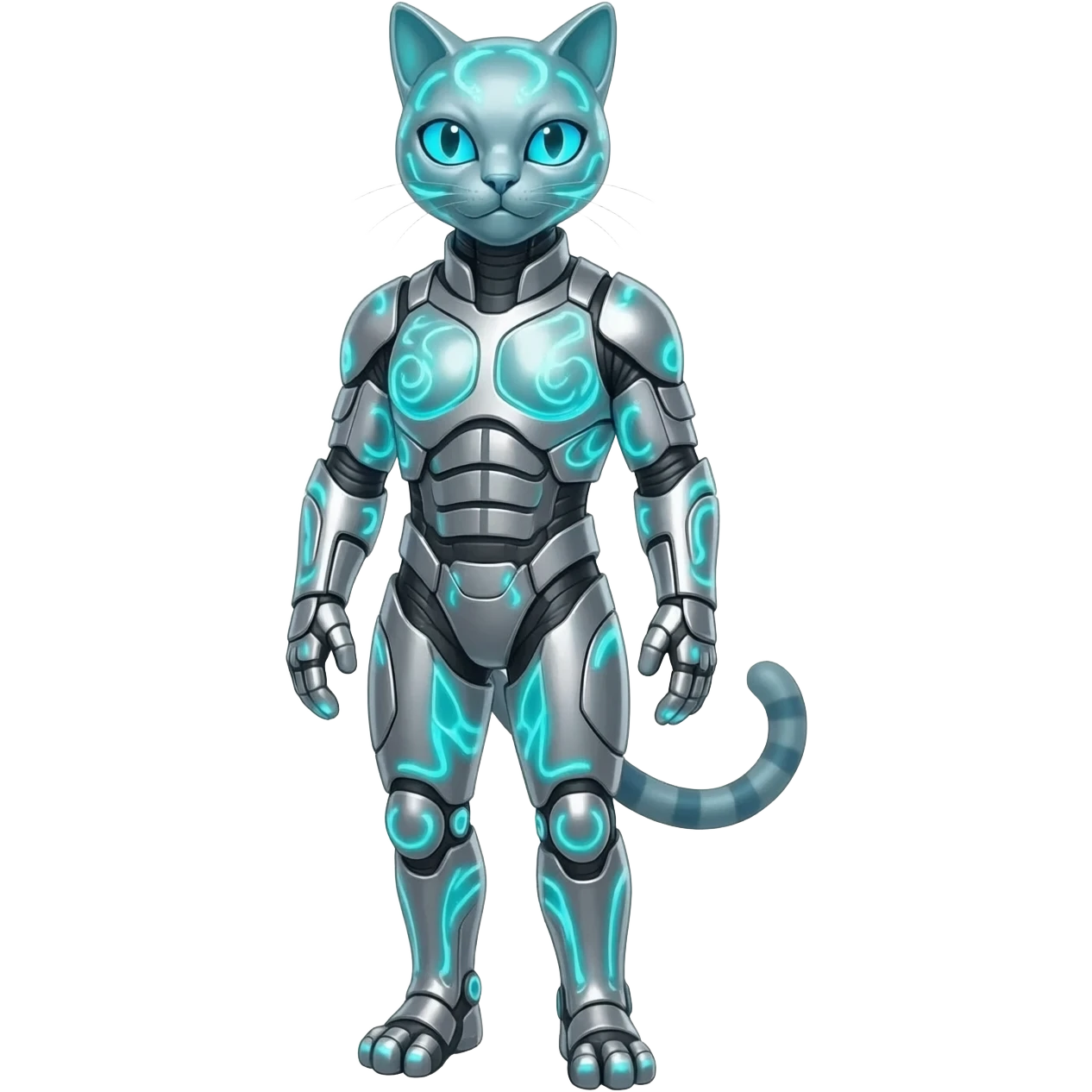 A humanoid Spectrobes-cat-ET-creature  emoji