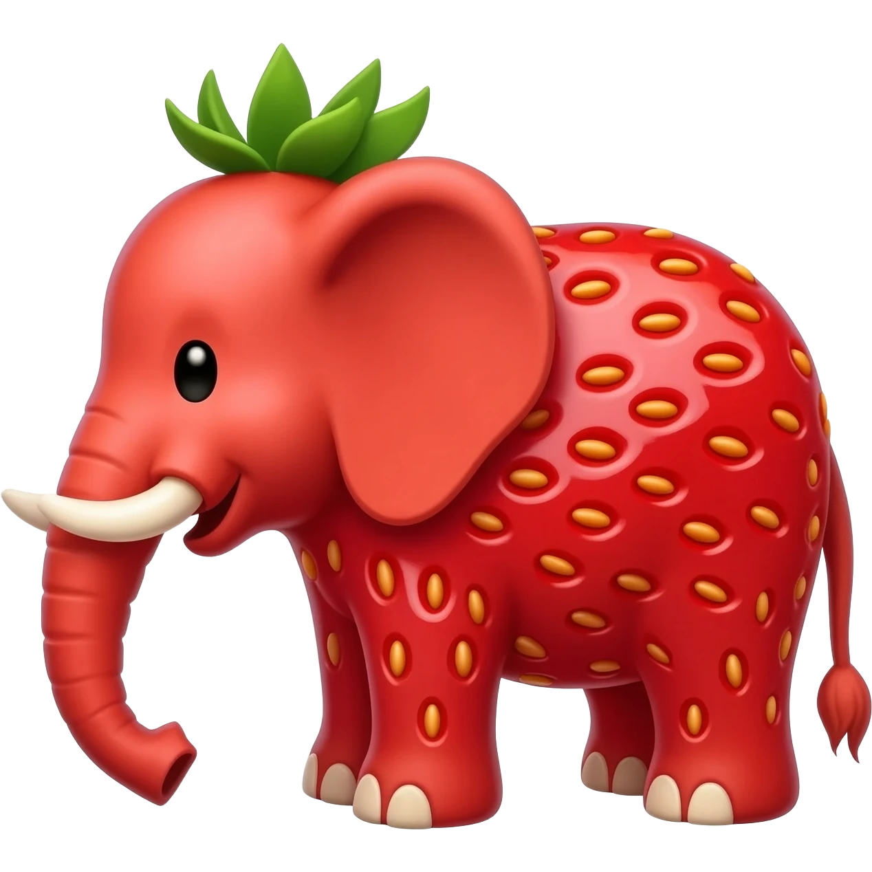 strawberry elephant emoji
