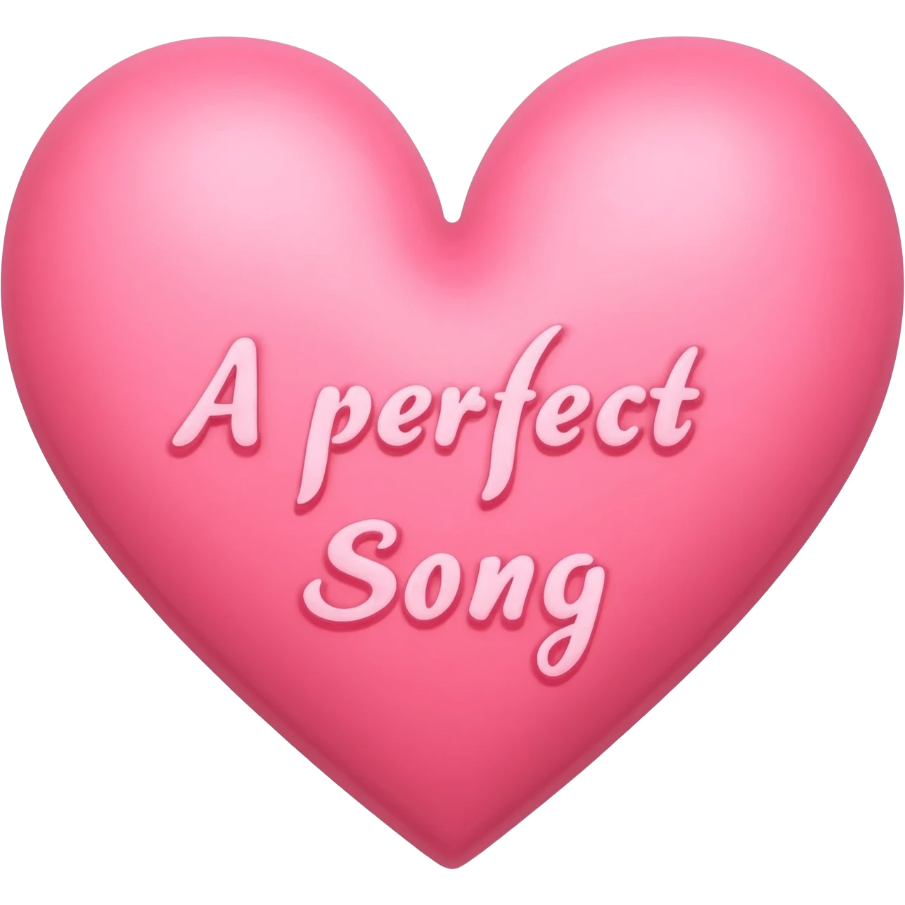 לב שכתוב בוא שיר מושלמת emoji