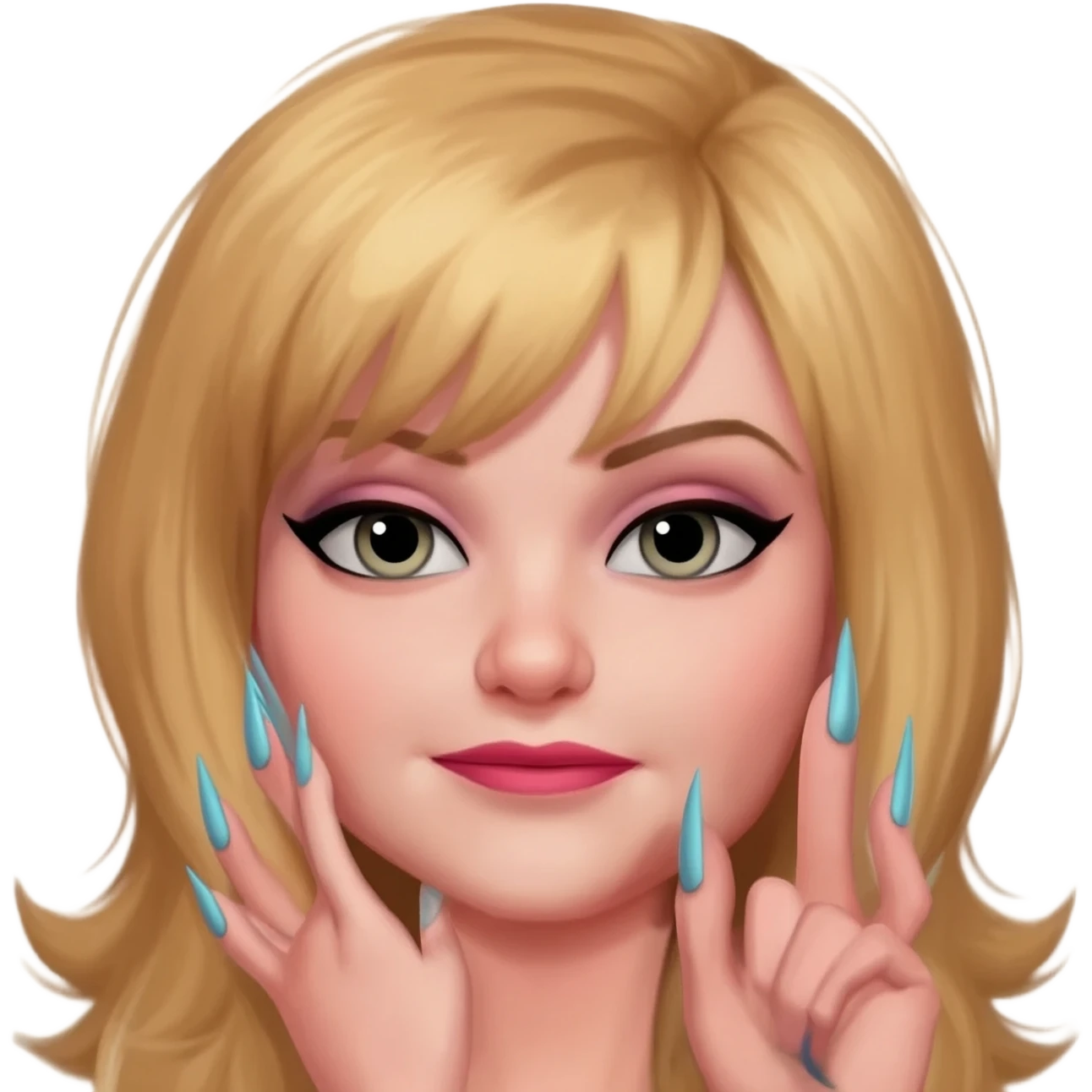 mean  girls whit nails emoji