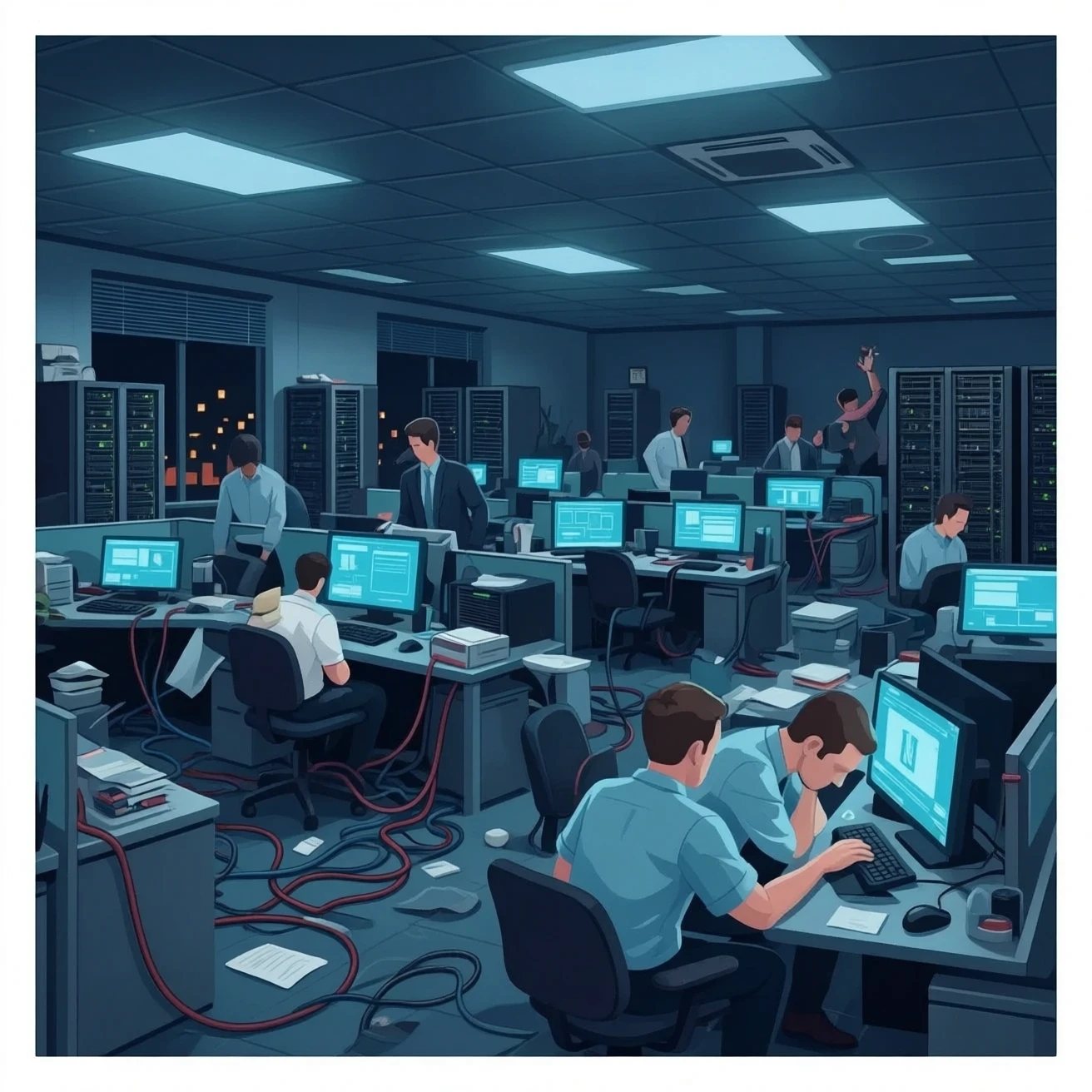 Disorganised IT Department called D&T emoji