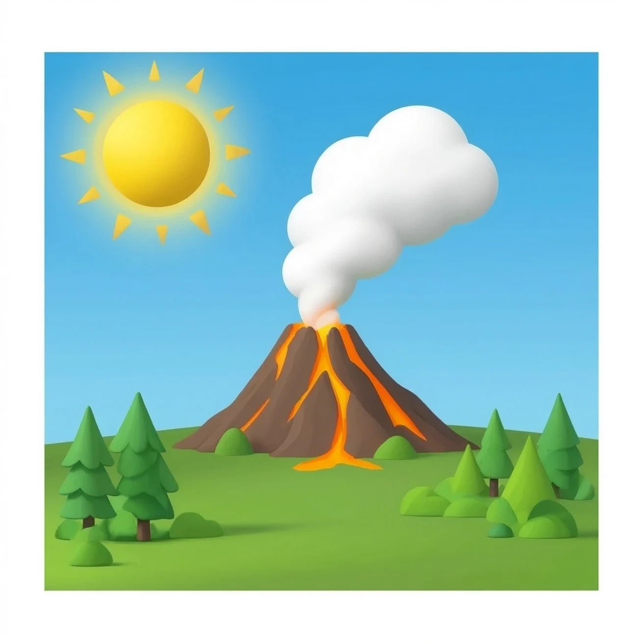 volcano emoji