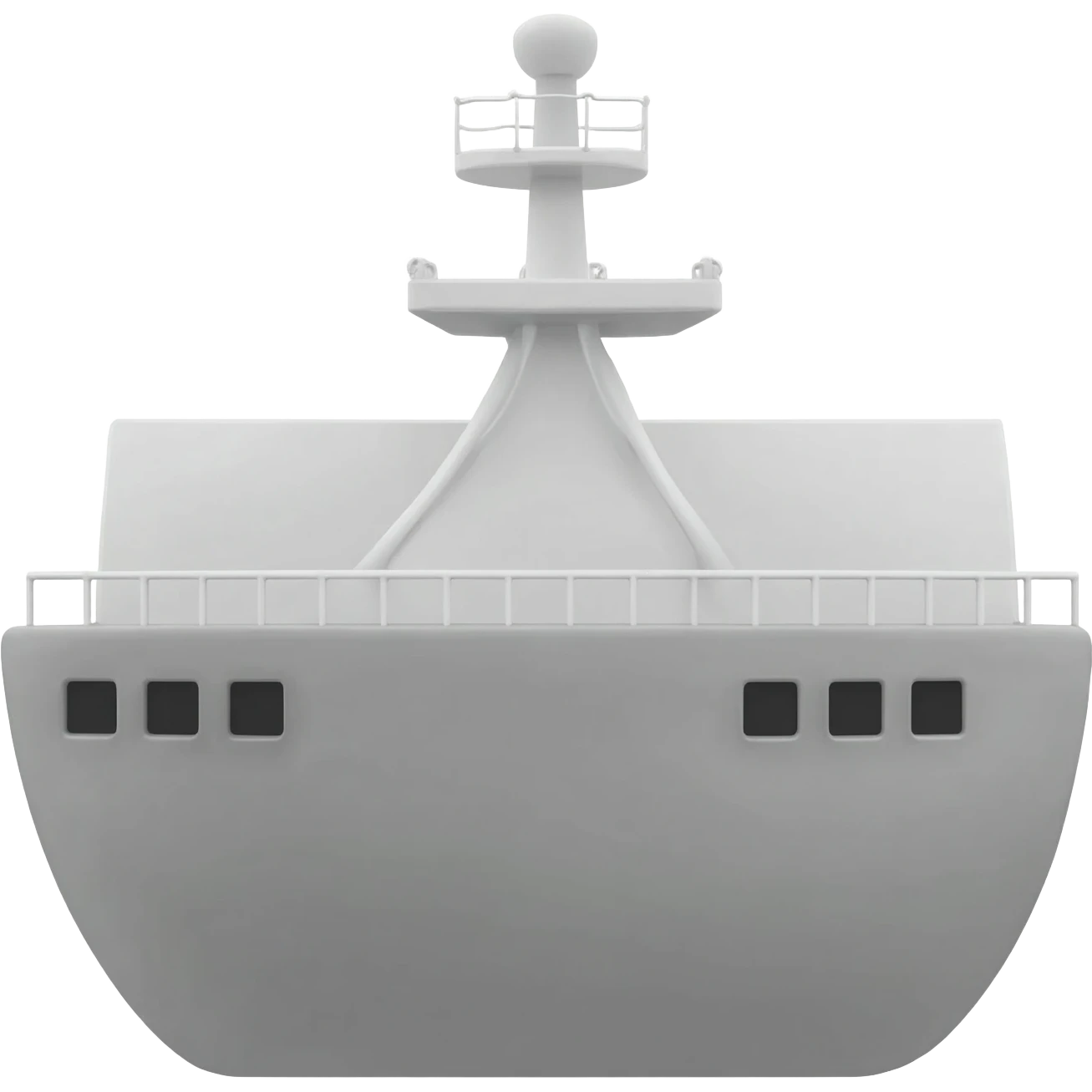 bulk carrier monochromatic emoji