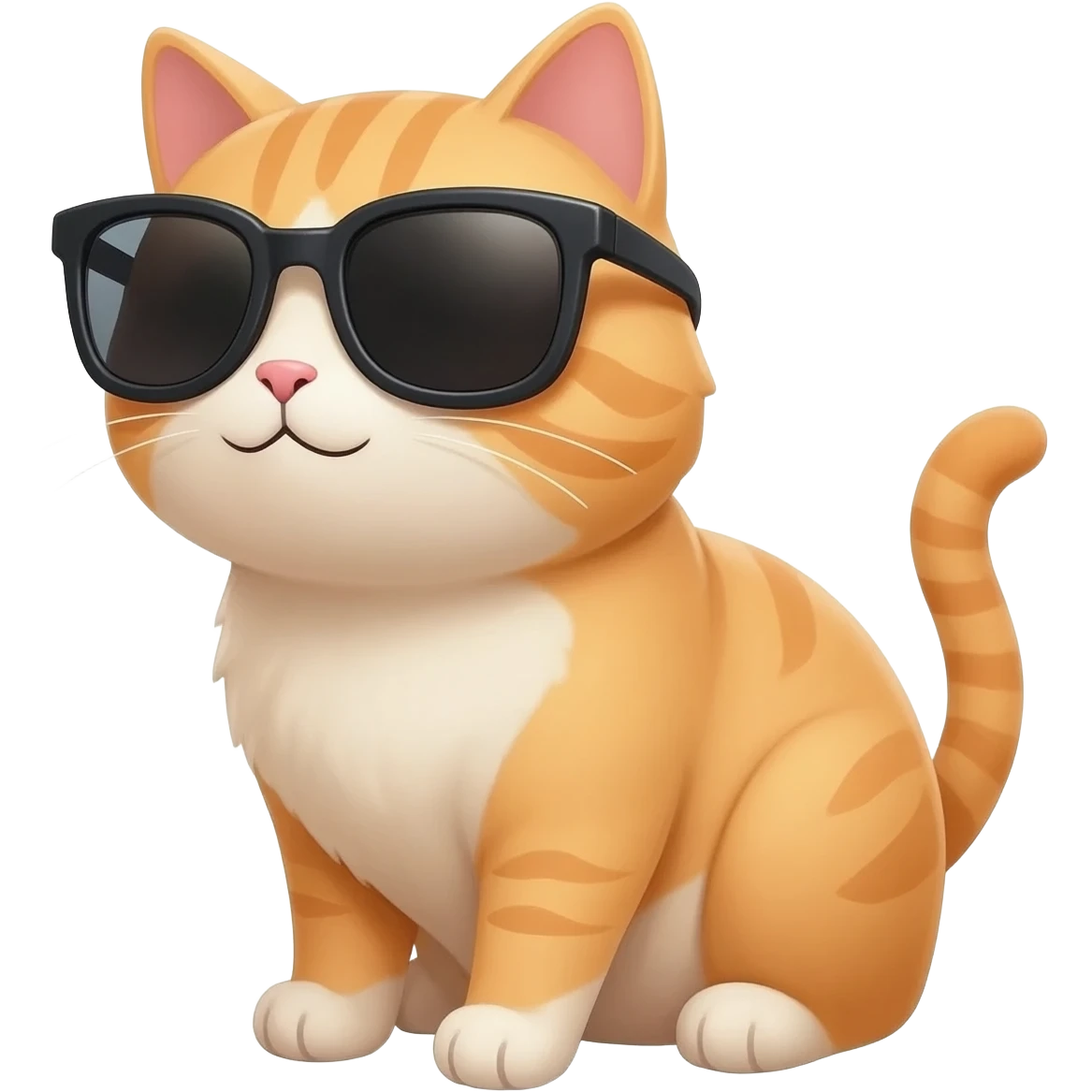 Cat wearing sunglasses emoji
