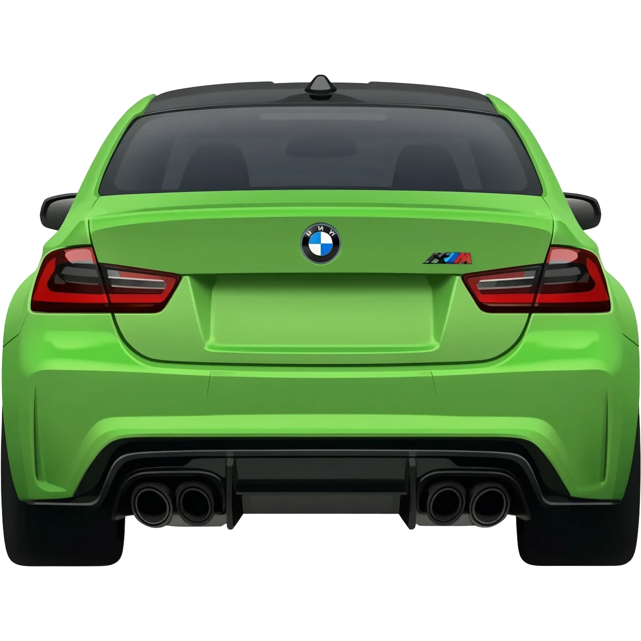 Bmw m3 cs in green emoji