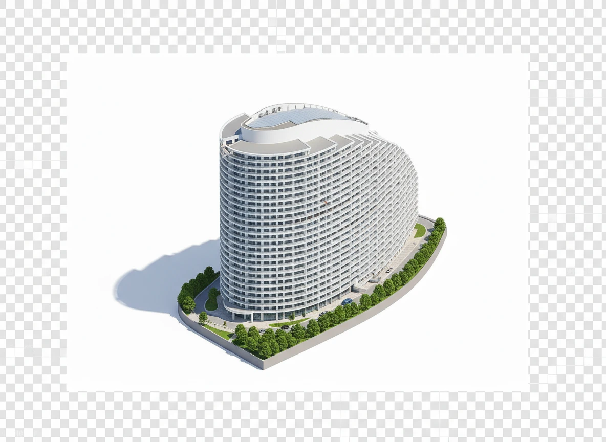 Изометричная, яркая, детализированная, объемная и фотореалистичная отдельная иллюстрация Actor Galaxy в Сочи. Чёткие контуры, не размазанные линии, высокое качество, прозрачный фон, не обрезать края картинки emoji