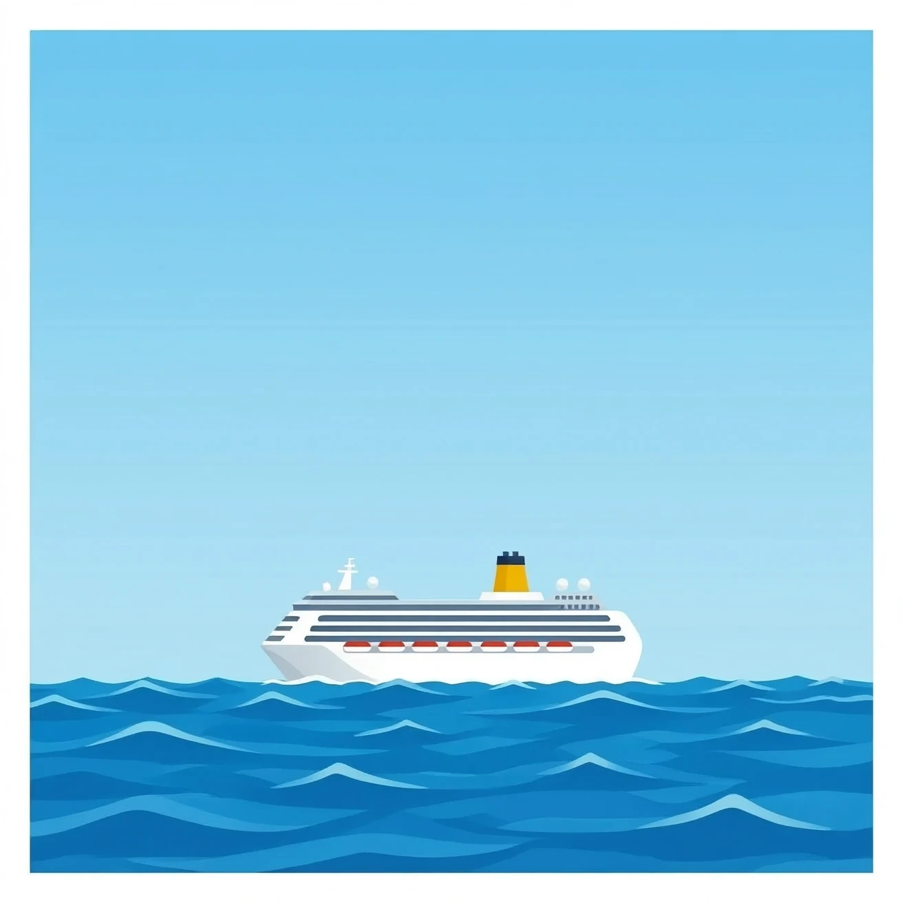 Cruise ship emoji
