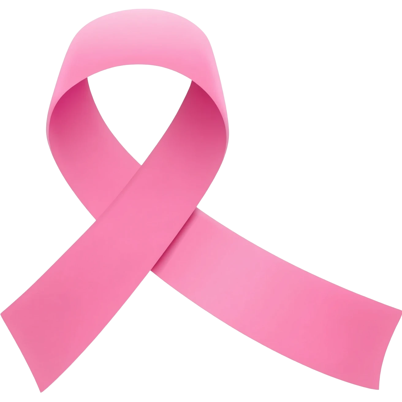 Breast cancer awareness pink ribbon emoji